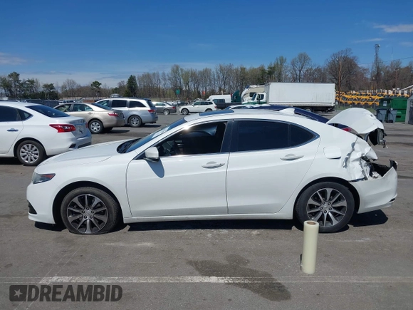 2017 Acura TLX with VIN 19UUB1F32HA007901, listed as a IAAI auction lot 41877950 with 110,598 mi miles and . Bid and sale history available at DreamBid. Image 14.