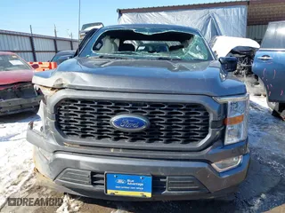 2021 Ford F-150 XL with VIN 1FTEW1C51MFC94173, listed as a IAAI auction lot 41628222 with 23,266 mi miles. Bid and sale history available at carsss.com. Image 13.