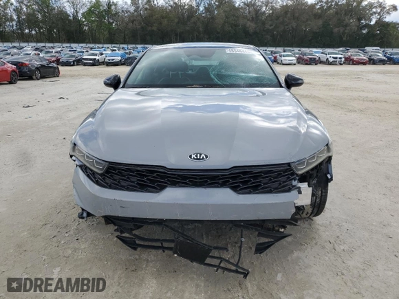2021 Kia K5 GT-Line with VIN 5XXG64J22MG022736, listed as a Copart auction lot 48548445 with 73,205 mi miles and Salvage Title. Bid and sale history available at carsss.com. Image 5.