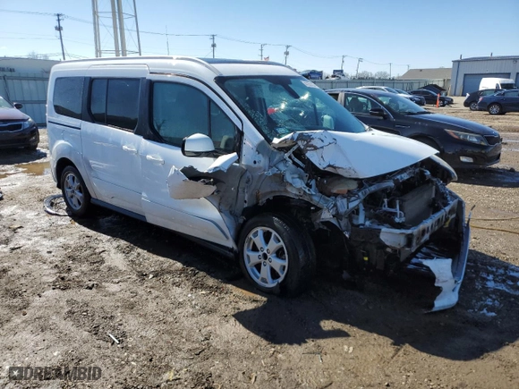 2016 Ford Transit Connect Wagon Titanium with VIN NM0GE9G77G1230921, listed as a Copart auction lot 47053135 with 94,108 mi miles and Salvage Title. Bid and sale history available at carsss.com. Image 4.