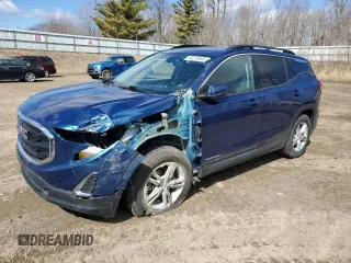 2019 GMC Terrain SLE with VIN 3GKALMEV1KL345510, listed as a Copart auction lot 50295995 with 71,689 mi miles and Clean Title. Bid and sale history available at carsss.com. Image 1.