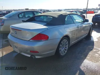 2004 BMW 6 Series 645Ci with VIN WBAEK73404B320188, listed as a IAAI auction lot 41341111 with 126,233 mi miles. Bid and sale history available at carsss.com. Image 4.