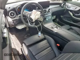 2020 Mercedes-Benz C 300 with VIN W1KWJ8DB2LG035075, listed as a Copart auction lot 59785705 with 27,792 mi miles and Salvage title. Bid and sale history available at DreamBid. Image 8.