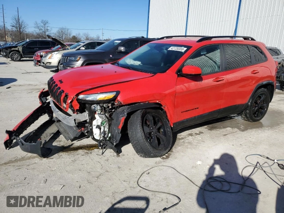 2018 Jeep Cherokee Latitude with VIN 1C4PJMCX6JD599735, listed as a Copart auction lot 42720355 with 86,293 mi miles and Non repairable. Bid and sale history available at DreamBid. Image 1.