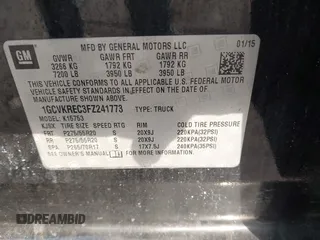 2015 Chevrolet Silverado 1500 LT with VIN 1GCVKREC3FZ241773, listed as a IAAI auction lot 42054178 with 146,304 mi miles. Bid and sale history available at carsss.com. Image 9.
