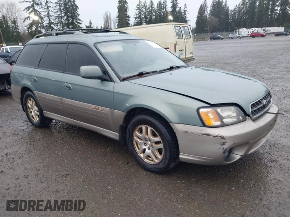 2003 Subaru Legacy Outback Limited z VIN 4S3BH686337620396, wystawiony jako IAAI lot #41857240 z przebiegiem 208 574 mil mil oraz . Historia ofert i sprzedaży dostępna na DreamBid. Obrazek 1.