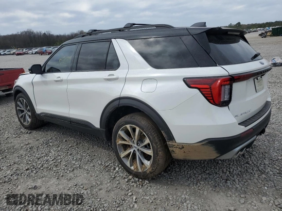 2025 Ford Explorer Platinum with VIN 1FMWK8HC5SGA65983, listed as a Copart auction lot 49856645 with 3,870 mi miles and Salvage title. Bid and sale history available at DreamBid. Image 2.