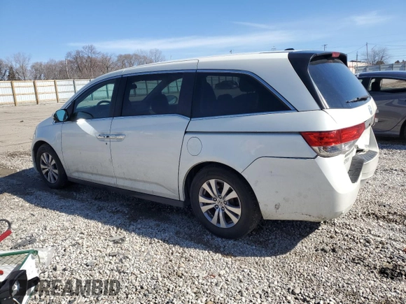 2015 Honda Odyssey EX-L with VIN 5FNRL5H69FB129773, listed as a Copart auction lot 48389155 with 143,047 mi miles and Clean Title. Bid and sale history available at DreamBid. Image 2.