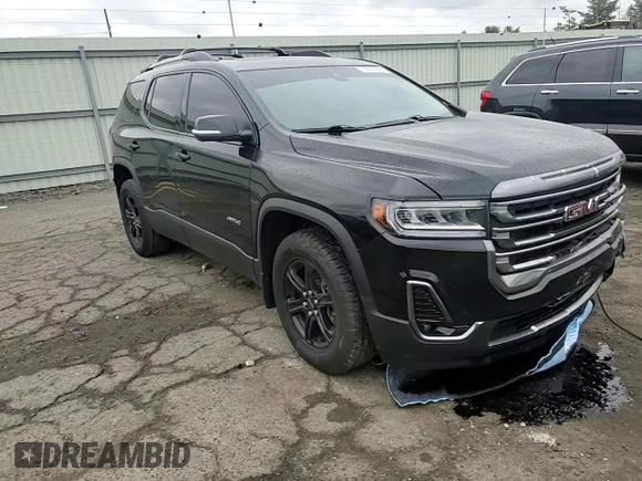 2021 GMC Acadia AT4 with VIN 1GKKNLLS5MZ168635, listed as a Copart auction lot 55988445 with 106,777 mi miles and Salvage title. Bid and sale history available at DreamBid. Image 14.