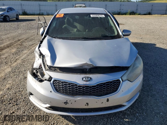 2015 Kia Forte LX with VIN KNAFK4A64F5372898, listed as a Copart auction lot 53389615 with 195,046 mi miles and Salvage Title. Bid and sale history available at carsss.com. Image 5.