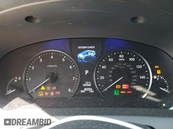2014 Lexus LS 460 with VIN JTHCL5EF7E5021967, listed as a Copart auction lot 57899953 with 40,355 mi miles and Salvage title. Bid and sale history available at DreamBid. Image 9.