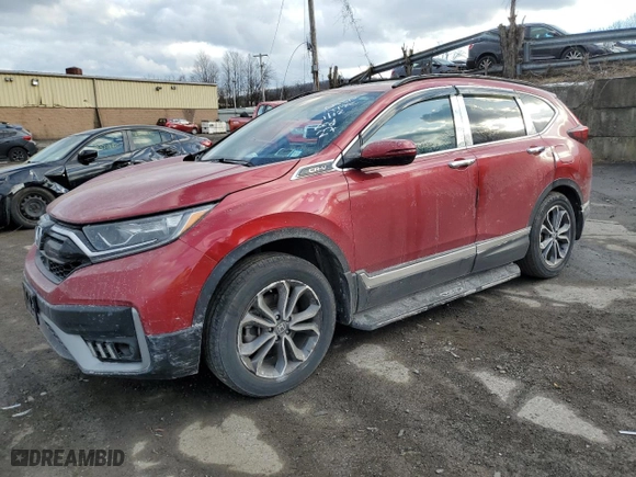 2022 Honda CR-V EX with VIN 2HKRW2H53NH660058, listed as a Copart auction lot 89149275 with 55,167 mi miles and Non Repairable. Bid and sale history available at carsss.com. Image 1.