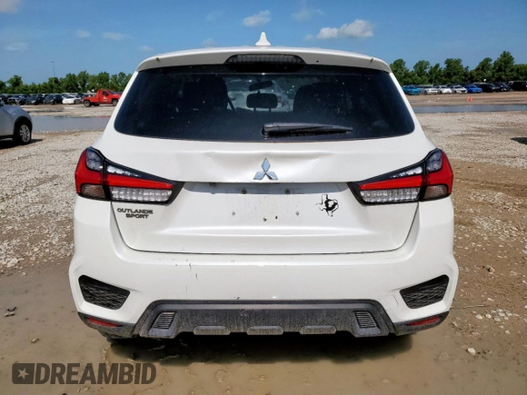 2020 Mitsubishi Outlander ES with VIN JA4AP3AU8LU006364, listed as a Copart auction lot 60741645 with 36,291 mi miles and Salvage title. Bid and sale history available at DreamBid. Image 6.