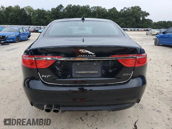 2017 Jaguar XF 20d Prestige with VIN SAJBE4BN7HCY46597, listed as a Copart auction lot 74809264 with 89,817 mi miles and Salvage Title. Bid and sale history available at carsss.com. Image 6.
