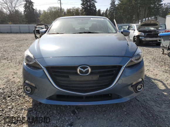 2015 Mazda 3 S Grand Touring with VIN JM1BM1W32F1220361, listed as a Copart auction lot 54720745 with 71,960 mi miles and Salvage Title. Bid and sale history available at DreamBid. Image 5.