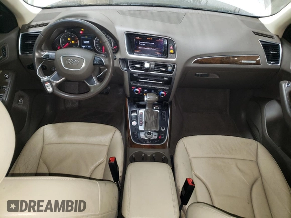 2015 Audi Q5 Premium Plus with VIN WA1LFAFP6FA099393, listed as a Copart auction lot 45502665 with 166,379 mi miles and Salvage title. Bid and sale history available at DreamBid. Image 8.