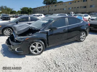 2019 Chevrolet Cruze Premier with VIN 1G1BF5SM5K7127673, listed as a Copart auction lot 48880285 with 102,502 mi miles and Clean Title. Bid and sale history available at carsss.com. Image 1.