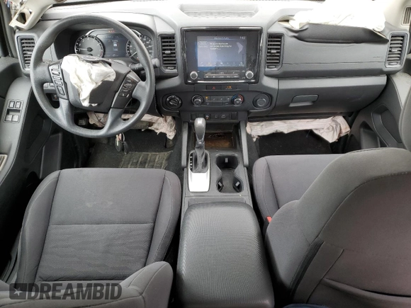 2023 Nissan Frontier S with VIN 1N6ED1CM9PN606440, listed as a Copart auction lot 54537205 with 58,103 mi miles and Salvage title. Bid and sale history available at DreamBid. Image 8.