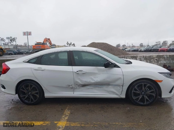 2019 Honda Civic Sedan Sport with VIN 2HGFC2F88KH570001, listed as a IAAI auction lot 41581550 with NaN miles. Bid and sale history available at carsss.com. Image 13.