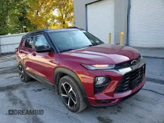 2021 Chevrolet TrailBlazer RS with VIN KL79MUSL7MB126132, listed as a Copart auction lot 70269433 with 45,143 mi miles. Bid and sale history available at carsss.com. Image 12.