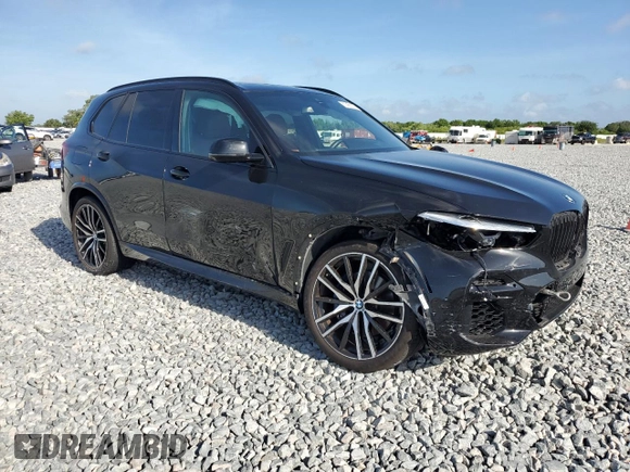 2022 BMW X5 xDrive40i with VIN 5UXCR6C07N9L04526, listed as a Copart auction lot 51456235 with 33,552 mi miles and Salvage title. Bid and sale history available at DreamBid. Image 4.