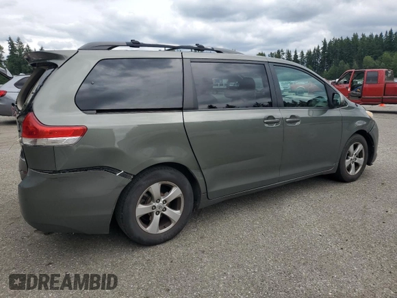 2011 Toyota Sienna LE AAS with VIN 5TDKK3DCXBS126391, listed as a Copart auction lot 62604005 with 252,346 mi miles and Salvage title. Bid and sale history available at DreamBid. Image 3.