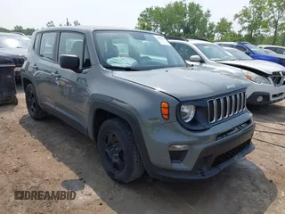 2020 Jeep Renegade Sport with VIN ZACNJAAB9LPL03220, listed as a IAAI auction lot 42486314 with 100,290 mi miles and . Bid and sale history available at DreamBid. Image 1.