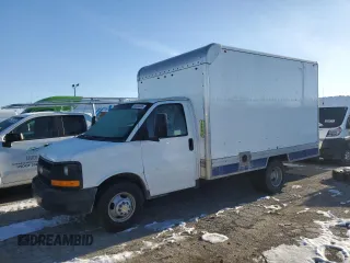 2012 Chevrolet Express Commercial Work Van with VIN 1GB0G2CA6C1130279, listed as a Copart auction lot 88350685 with 135,917 mi miles and Clean Title. Bid and sale history available at carsss.com. Image 1.
