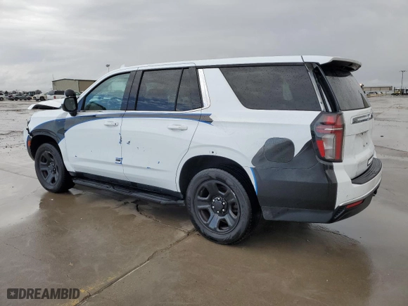 2023 Chevrolet Tahoe Commercial with VIN 1GNSCLED8PR413519, listed as a Copart auction lot 47790205 with 25,544 mi miles and Salvage Title. Bid and sale history available at carsss.com. Image 2.