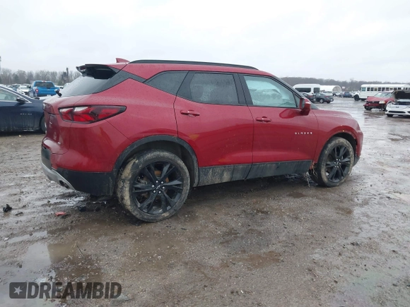 2020 Chevrolet Blazer LT with VIN 3GNKBJRS5LS552756, listed as a IAAI auction lot 40839933 with 40,928 mi miles and . Bid and sale history available at DreamBid. Image 4.