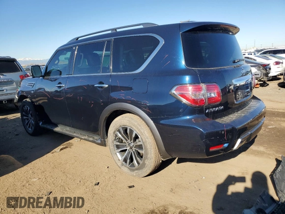 2019 Nissan Armada SV with VIN JN8AY2NCXK9581912, listed as a Copart auction lot 80645444 with 69,898 mi miles and Salvage Title. Bid and sale history available at carsss.com. Image 2.