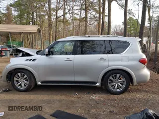 2015 Infiniti QX80 with VIN JN8AZ2NE1F9083991, listed as a IAAI auction lot 41835516 with 1 mi miles. Bid and sale history available at carsss.com. Image 13.