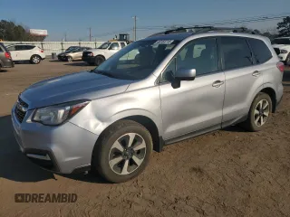2017 Subaru Forester Premium with VIN JF2SJAEC0HG502106, listed as a Copart auction lot 46153715 with 184,274 mi miles and Salvage Title. Bid and sale history available at carsss.com. Image 1.
