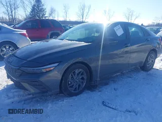 2024 Hyundai Elantra SEL with VIN KMHLM4DG0RU745218, listed as a IAAI auction lot 41634686 with 13,690 mi miles and . Bid and sale history available at DreamBid. Image 2.