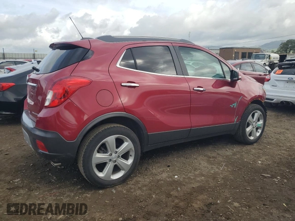 2016 Buick Encore with VIN KL4CJASB6GB686214, listed as a Copart auction lot 50320265 with 25,604 mi miles and Salvage Title. Bid and sale history available at DreamBid. Image 3.