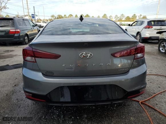 2019 Hyundai Elantra SEL with VIN 5NPD84LF0KH451355, listed as a Copart auction lot 87553415 with 65,498 mi miles and Non Repairable. Bid and sale history available at carsss.com. Image 6.