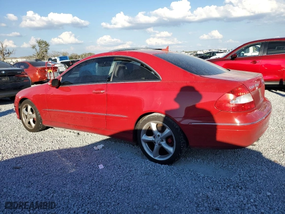 2007 Mercedes-Benz CLK-Class 3.5L with VIN WDBTJ56H97F227410, listed as a Copart auction lot 44182255 with 211,780 mi miles and Salvage Title. Bid and sale history available at carsss.com. Image 2.
