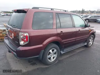 2007 Honda Pilot EX-L with VIN 2HKYF18747H508428, listed as a IAAI auction lot 41698817 with 191,216 mi miles. Bid and sale history available at carsss.com. Image 4.