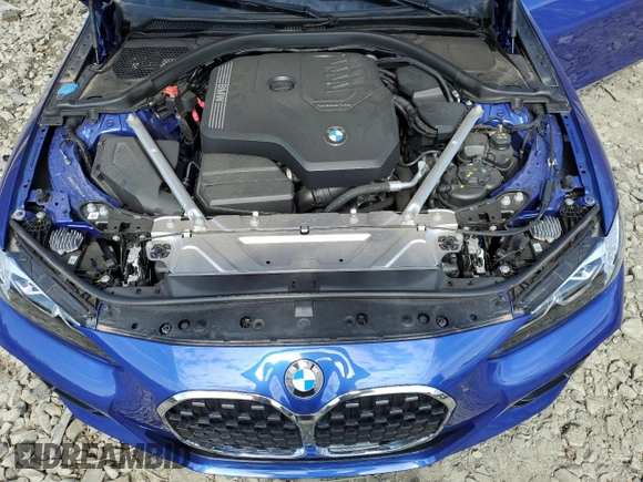 2024 BMW 4 Series 430i xDrive with VIN WBA43AT09RCP00263, listed as a Copart auction lot 48894815 with 17,688 mi miles and Salvage Title. Bid and sale history available at carsss.com. Image 11.