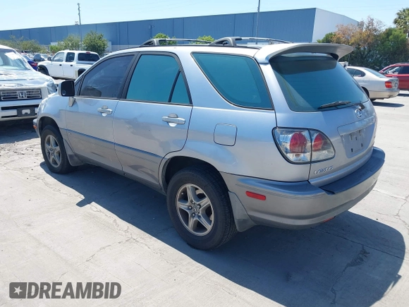 2001 Lexus RX 300 with VIN JTJHF10U610216122, listed as a IAAI auction lot 42184309 with 216,343 mi miles. Bid and sale history available at carsss.com. Image 3.
