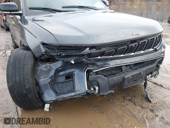 2022 Jeep Grand Cherokee Overland with VIN 1C4RJHDG1N8605700, listed as a IAAI auction lot 41475738 with 46,302 mi miles and . Bid and sale history available at DreamBid. Image 6.