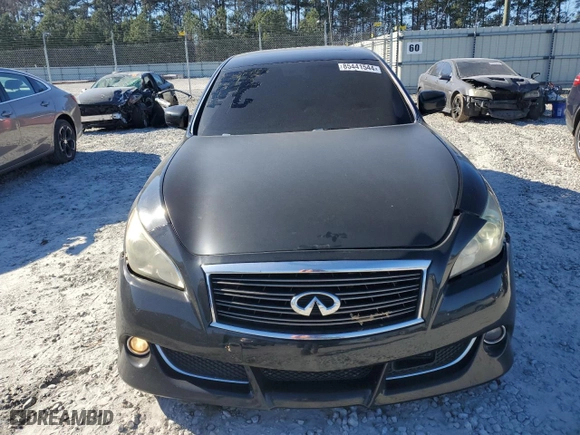 2011 Infiniti M37 with VIN JN1BY1AP9BM323142, listed as a Copart auction lot 85441544 with 223,073 mi miles and Salvage Title. Bid and sale history available at carsss.com. Image 5.
