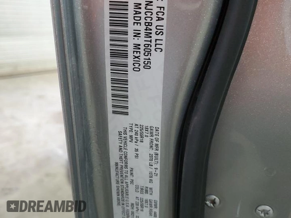 2021 Jeep Compass Limited z VIN 3C4NJCCB4MT605150, wystawiony jako Copart lot #63331525 z przebiegiem 57 791 mil mil oraz Szkoda całkowita • Salvage title. Historia ofert i sprzedaży dostępna na DreamBid. Obrazek 13.