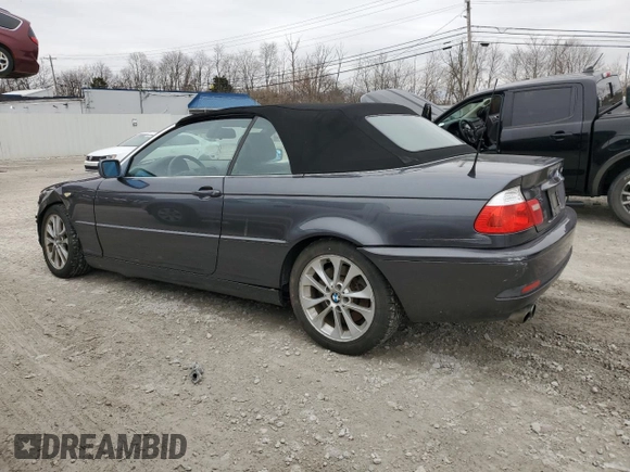2006 BMW 3 Series 330Ci with VIN WBABW534X6PZ40256, listed as a Copart auction lot 47772435 with 122,180 mi miles and Salvage Title. Bid and sale history available at carsss.com. Image 2.