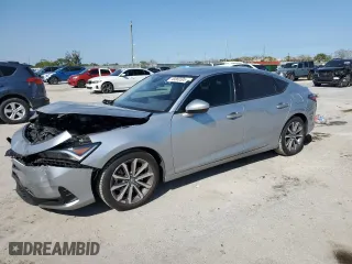 2024 Acura Integra with VIN 19UDE4H27RA013529, listed as a Copart auction lot 48866595 with 24,971 mi miles and Salvage Title. Bid and sale history available at carsss.com. Image 1.