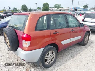 2001 Toyota RAV4 with VIN JTEGH20V710009113, listed as a IAAI auction lot 42813771 with 186,955 mi miles and . Bid and sale history available at DreamBid. Image 4.