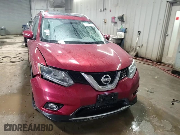 2015 Nissan Rogue SL with VIN 5N1AT2MV0FC762972, listed as a Copart auction lot 50247375 with 142,495 mi miles and Salvage Title. Bid and sale history available at DreamBid. Image 13.