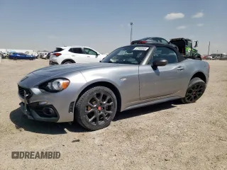 2017 FIAT 124 Spider Lusso with VIN JC1NFAEK8H0116026, listed as a Copart auction lot 57340845 with 36,839 mi miles and Salvage title. Bid and sale history available at DreamBid. Image 1.