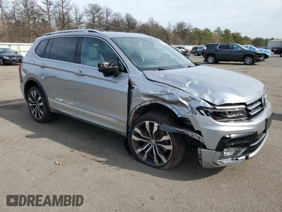 2019 Volkswagen Tiguan SEL Premium with VIN 3VV4B7AX6KM102565, listed as a Copart auction lot 54033695 with 45,886 mi miles and Salvage Title. Bid and sale history available at DreamBid. Image 4.