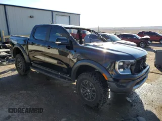 2024 Ford Ranger Raptor with VIN 1FTER4LR5RLE21897, listed as a Copart auction lot 46856715 with 0 mi miles and Salvage Title. Bid and sale history available at carsss.com. Image 4.